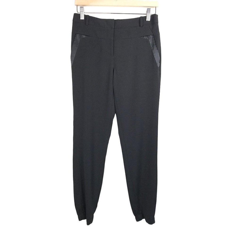 Halston Heritage Black Skinny Ankle Pants Size 2